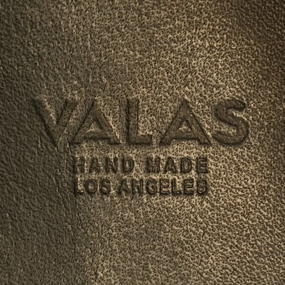 VALAS Los Angeles Men's 12 Italian Black Nubuck Suede Leather Rebel Boots